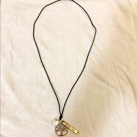 Tree of Life Adjustable Necklace & Cross Bracelet - Picture 5 of 6